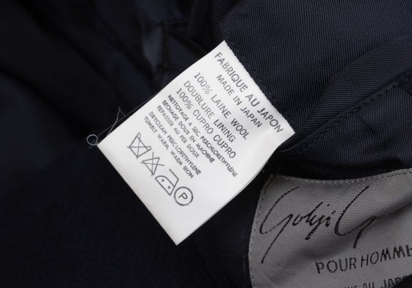 Yohji Yamamoto POUR HOMME Taping Wool Double Jacket Size S