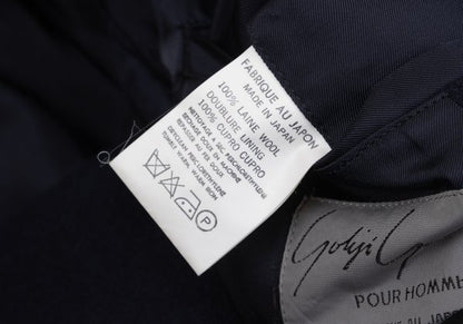 Yohji Yamamoto POUR HOMME Taping Wool Double Jacket Size S