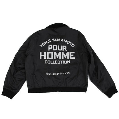 Yohji Yamamoto POUR HOMME 91AW Back Jacket Black Size L