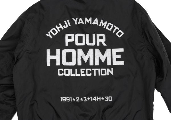 Yohji Yamamoto POUR HOMME 91AW Back Jacket Black Size L