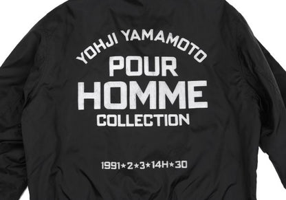 Yohji Yamamoto POUR HOMME 91AW Back Jacket Black Size L