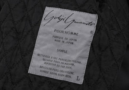 Yohji Yamamoto POUR HOMME 91AW Back Jacket Black Size L