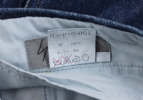 Yohji Yamamoto POUR HOMME 92AW Tapered Denim Indigo Size M