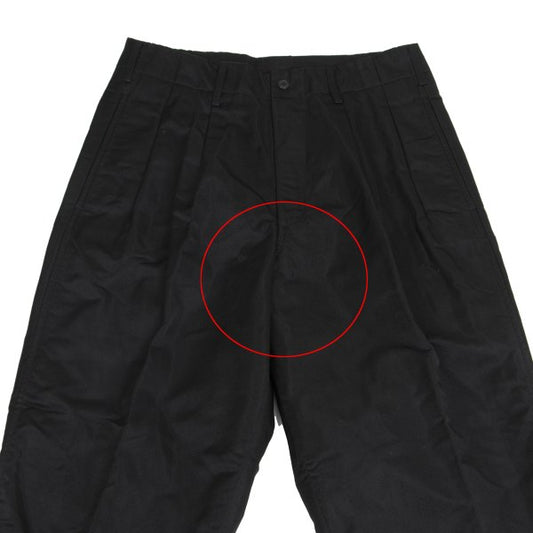 Yohji Yamamoto POUR HOMME Black Quilted Tapered Pants Size M