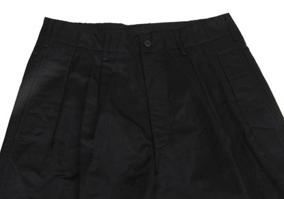 Yohji Yamamoto POUR HOMME Black Quilted Tapered Pants Size M