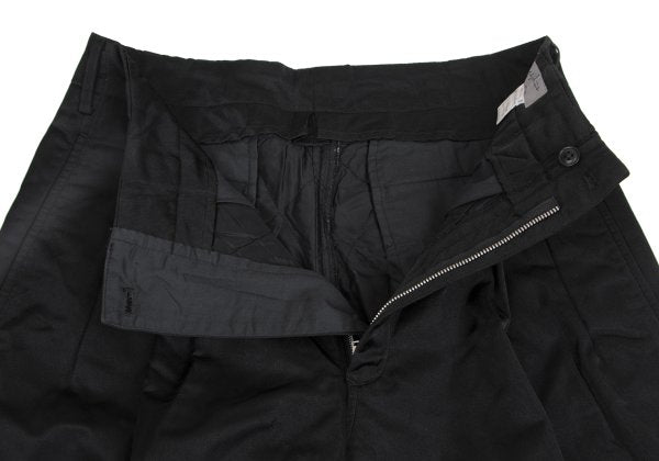 Yohji Yamamoto POUR HOMME Black Quilted Tapered Pants Size M