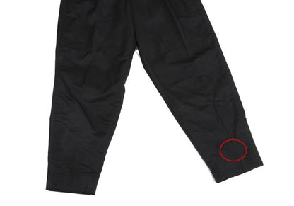 Yohji Yamamoto POUR HOMME Black Quilted Tapered Pants Size M