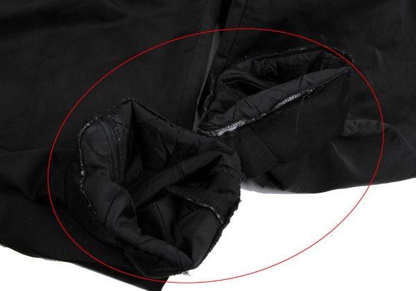 Yohji Yamamoto POUR HOMME Black Quilted Tapered Pants Size M