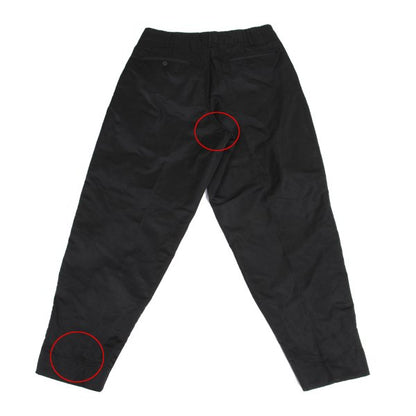 Yohji Yamamoto POUR HOMME Black Quilted Tapered Pants Size M