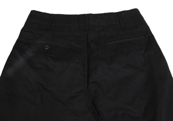 Yohji Yamamoto POUR HOMME Black Quilted Tapered Pants Size M