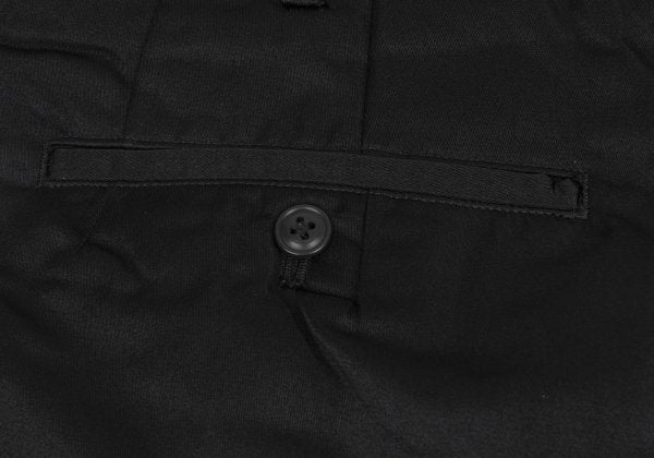 Yohji Yamamoto POUR HOMME Black Quilted Tapered Pants Size M