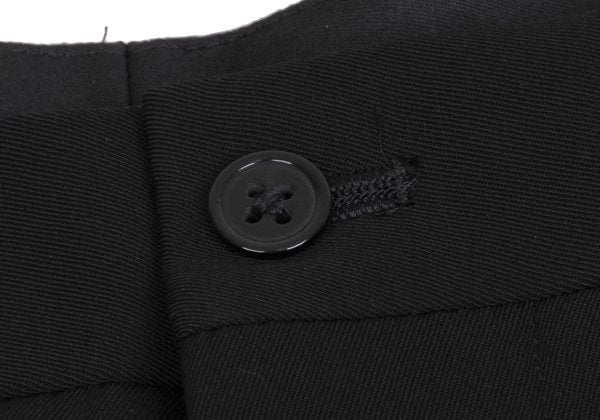 Yohji Yamamoto POUR HOMME Wool Gab Tuck Pants Black Size L