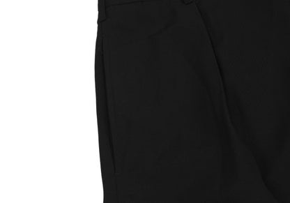 Yohji Yamamoto POUR HOMME Wool Gab Tuck Pants Black Size L