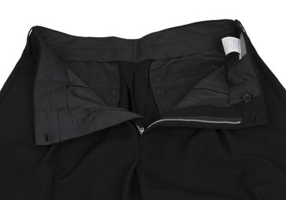 Yohji Yamamoto POUR HOMME Wool Gab Tuck Pants Black Size L