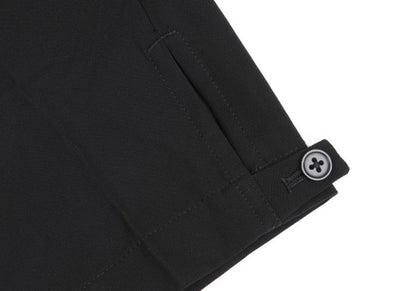 Yohji Yamamoto POUR HOMME Wool Gab Tuck Pants Black Size L