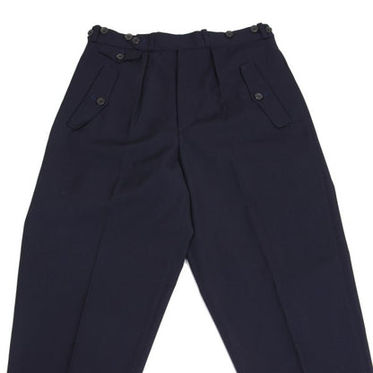 Yohji Yamamoto POUR HOMME Wool Gab Ankle Pants Navy Size S
