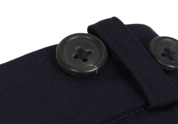 Yohji Yamamoto POUR HOMME Wool Gab Ankle Pants Navy Size S