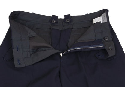 Yohji Yamamoto POUR HOMME Wool Gab Ankle Pants Navy Size S