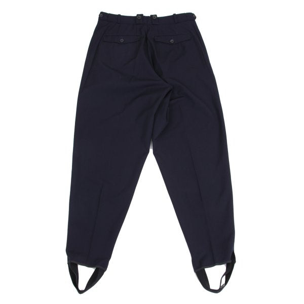 Yohji Yamamoto POUR HOMME Wool Gab Ankle Pants Navy Size S