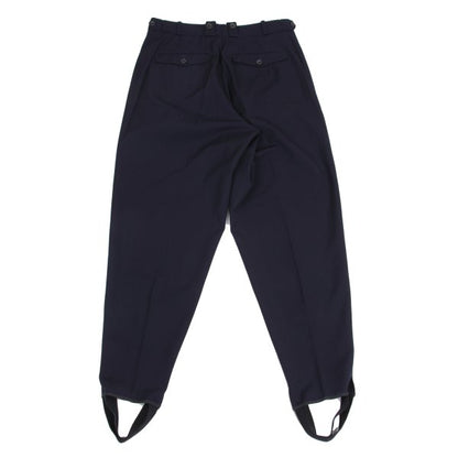 Yohji Yamamoto POUR HOMME Wool Gab Ankle Pants Navy Size S