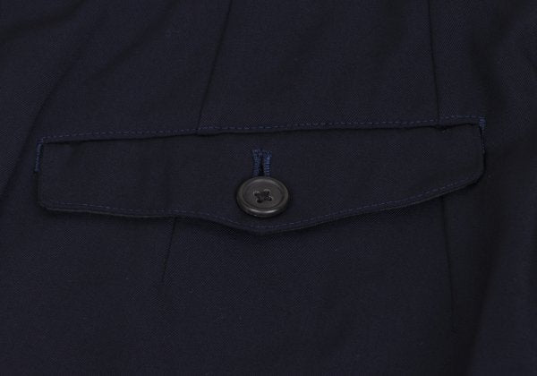 Yohji Yamamoto POUR HOMME Wool Gab Ankle Pants Navy Size S