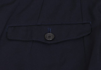 Yohji Yamamoto POUR HOMME Wool Gab Ankle Pants Navy Size S