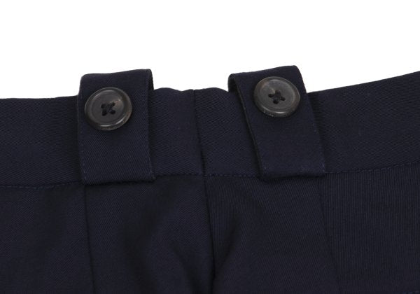 Yohji Yamamoto POUR HOMME Wool Gab Ankle Pants Navy Size S