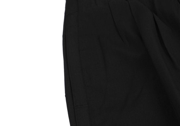 Yohji Yamamoto POUR HOMME Wool Gabardine Pants Black Size S