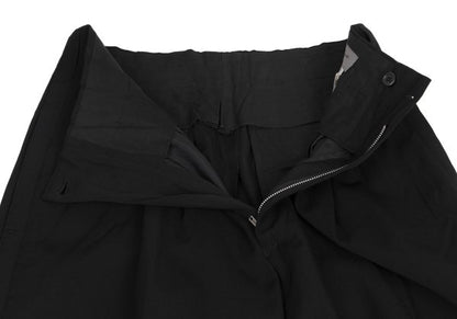 Yohji Yamamoto POUR HOMME Wool Gabardine Pants Black Size S