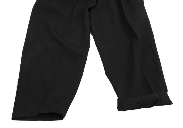 Yohji Yamamoto POUR HOMME Wool Gabardine Pants Black Size S