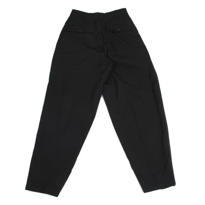 Yohji Yamamoto POUR HOMME Wool Gabardine Pants Black Size S