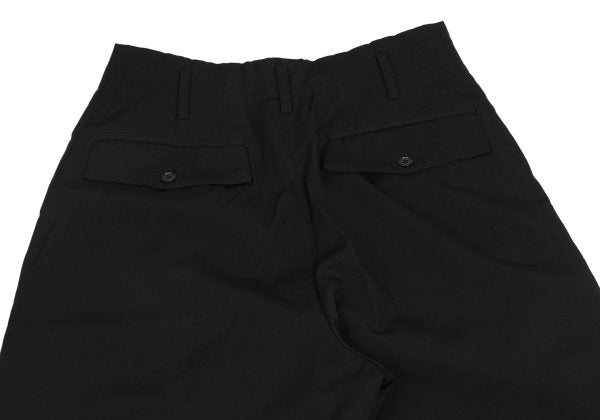 Yohji Yamamoto POUR HOMME Wool Gabardine Pants Black Size S
