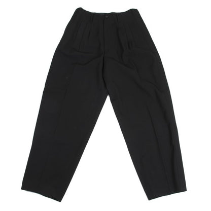 Yohji Yamamoto POUR HOMME Wool Gabardine Pants Black Size M