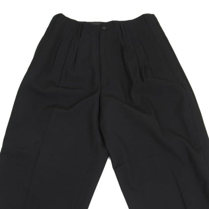 Yohji Yamamoto POUR HOMME Wool Gabardine Pants Black Size M
