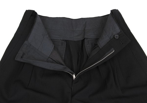 Yohji Yamamoto POUR HOMME Wool Gabardine Pants Black Size M