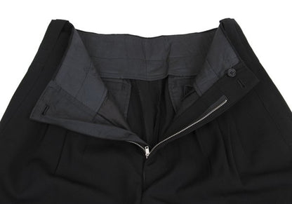 Yohji Yamamoto POUR HOMME Wool Gabardine Pants Black Size M