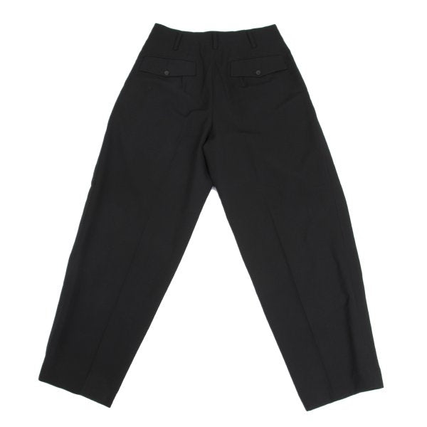 Yohji Yamamoto POUR HOMME Wool Gabardine Pants Black Size M