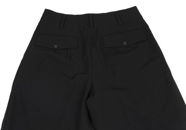 Yohji Yamamoto POUR HOMME Wool Gabardine Pants Black Size M