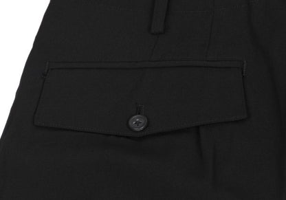 Yohji Yamamoto POUR HOMME Wool Gabardine Pants Black Size M