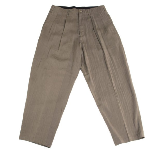 Yohji Yamamoto POUR HOMME Rayon Cupro Pants Beige Size M