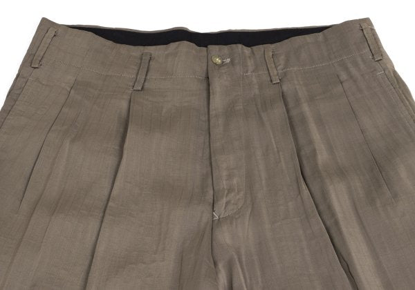 Yohji Yamamoto POUR HOMME Rayon Cupro Pants Beige Size M