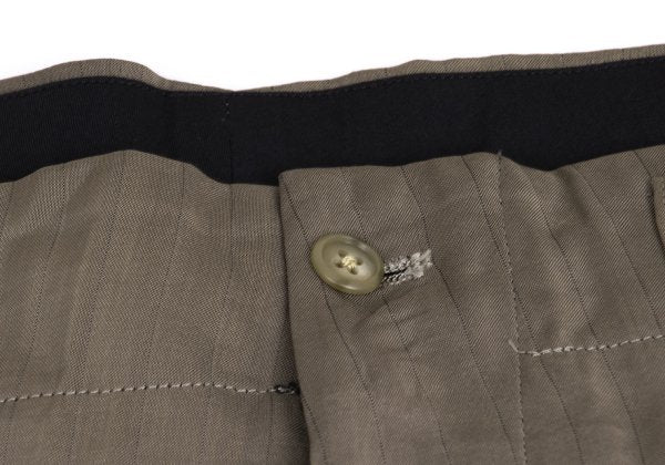 Yohji Yamamoto POUR HOMME Rayon Cupro Pants Beige Size M