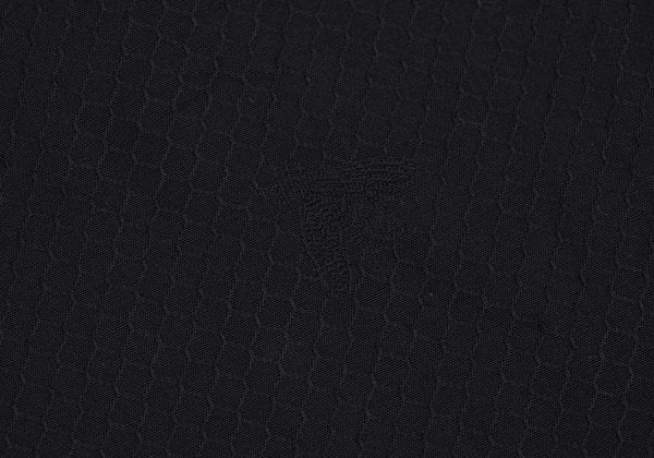 GIANNI VERSACE Honeycomb Weave Fly-Front Shirt Navy Size 54