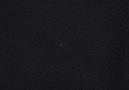 GIANNI VERSACE Honeycomb Weave Fly Front Shirt Navy Size 54
