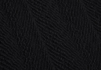 GIANNI VERSACE Herringbone Wool Blend Coat Black Size 52