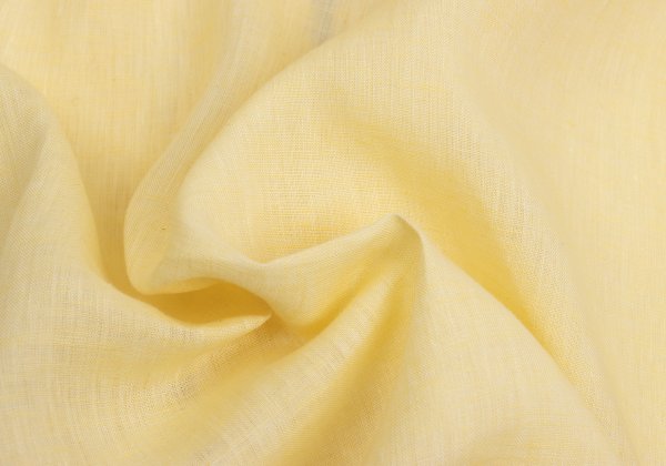 VERSACE Front Decorative Linen Shirt Yellow Size L