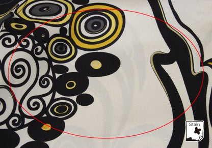 VERSACE Multi Circle Print Polyester Shirt White Size 56