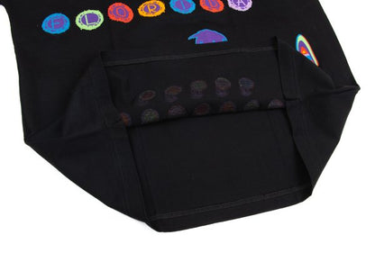 VERSACE SPORT Black Colorful Miami T-Shirt Cotton Size 50