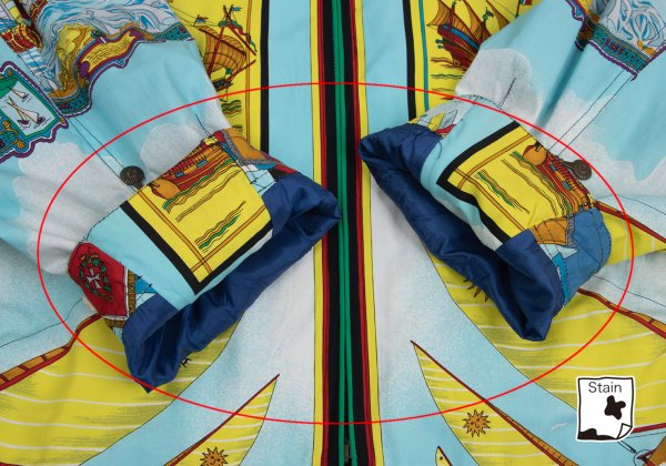 VERSACE SPORT All-Over Print Jacket Blue/Yellow Size 50