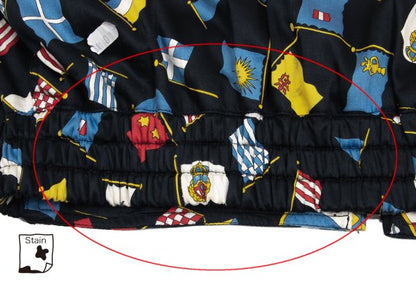 VERSACE SPORT Flag Print Zip Blouson Black Size 50